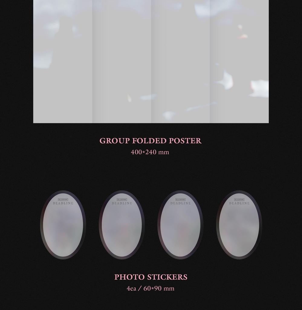 [POB] BLACKPINK [DEADLINE] 3rd Mini Album (BLACK / PINK Ver.) Official Sealed