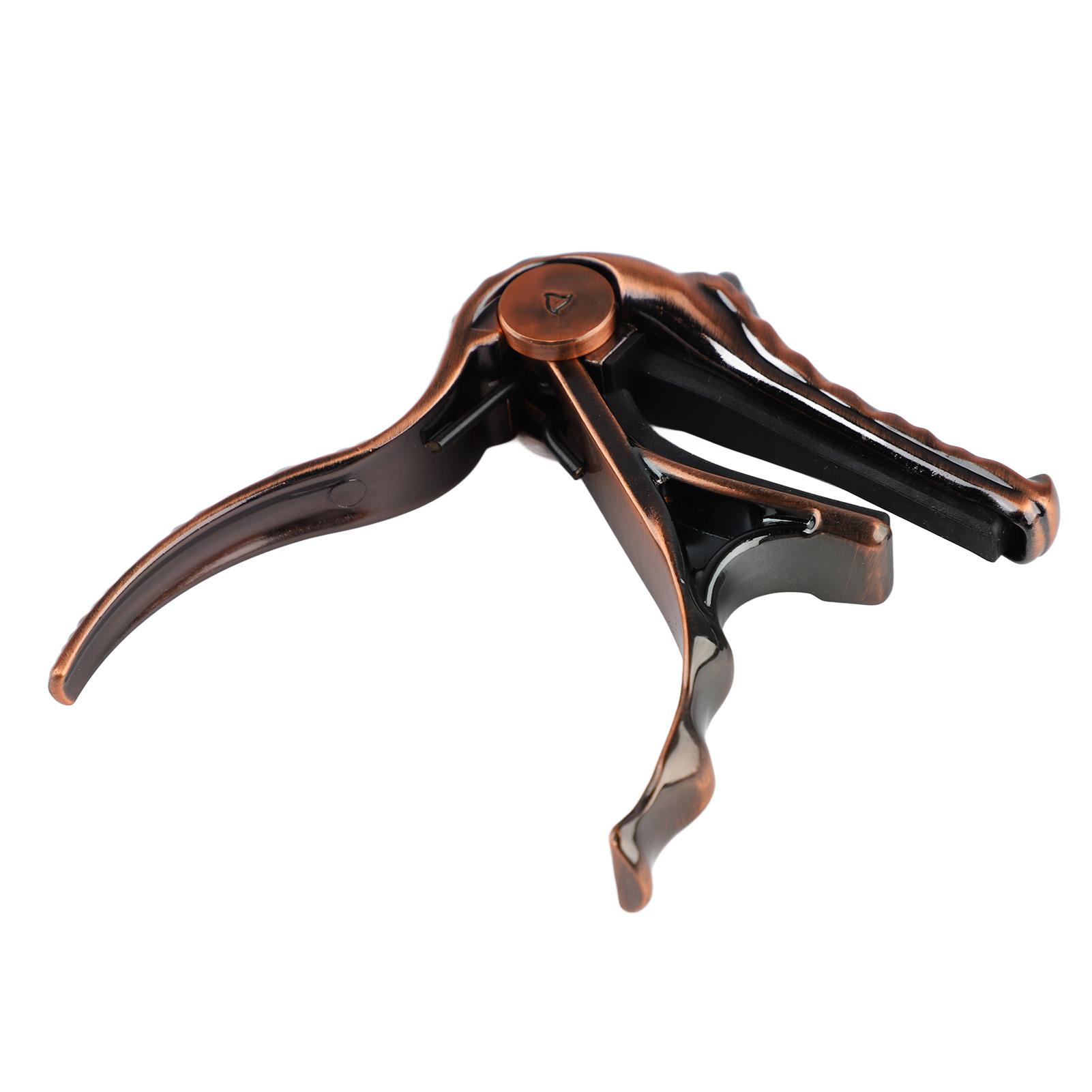 

Каподастр для гитары из цинкового сплава, бронза, аэродинамическая структура, каподастр для электроакустической гитары