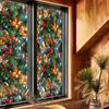 Fenster Sichtschutzfolie Statisch Haftende Buntglasfolien Abnehmbare PVC Dekorfolie für Zuhause Küche Wohnzimmer Schlafzimmer