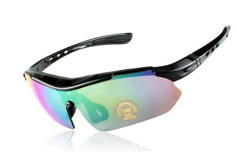 Polarized Windproof Cycling Sunglasses with Replaceable Lenses (Model 0089)
