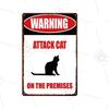 Akita Corgi Dog Breed Metal Sign Beware Of The Dog Warning Sign Pet Shop Wall Decoration Family Doorplate Vintage Tin Plaque