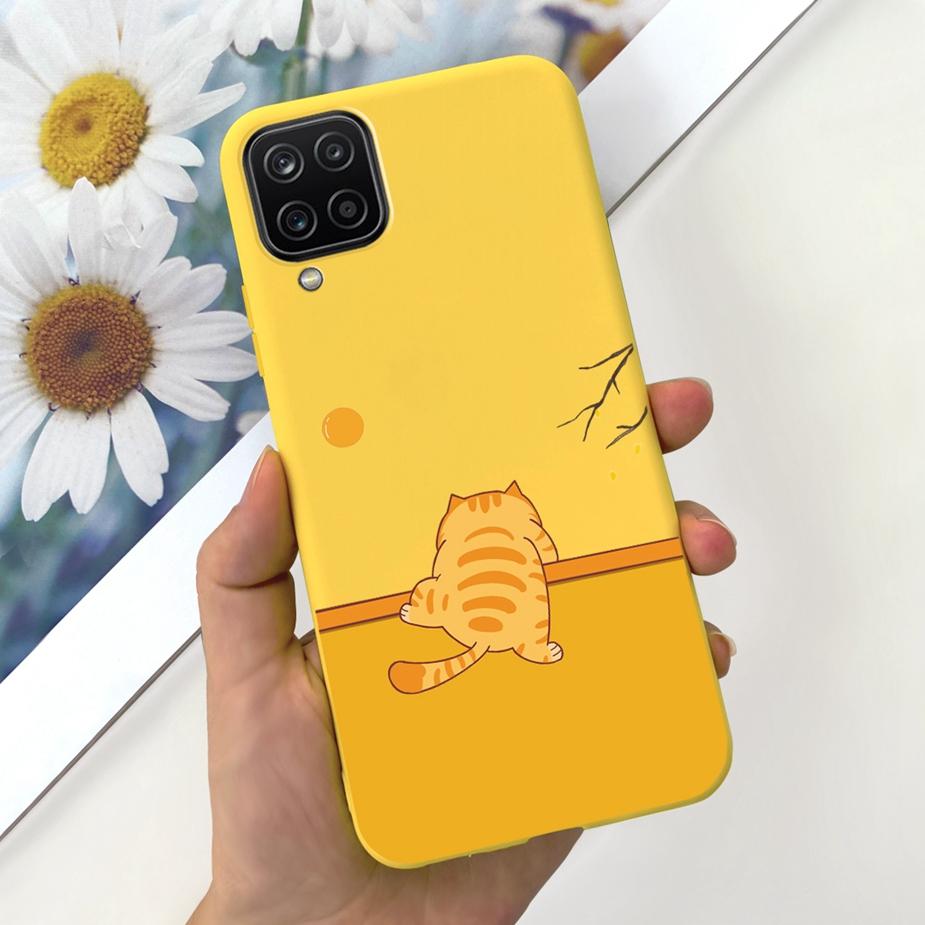 For Samsung Galaxy A12 Case M12 F12 Cute Fashion Candy Painted Back Cover Phone Case For Samsung A12 M 12 Galaxy M12 Soft Fundas