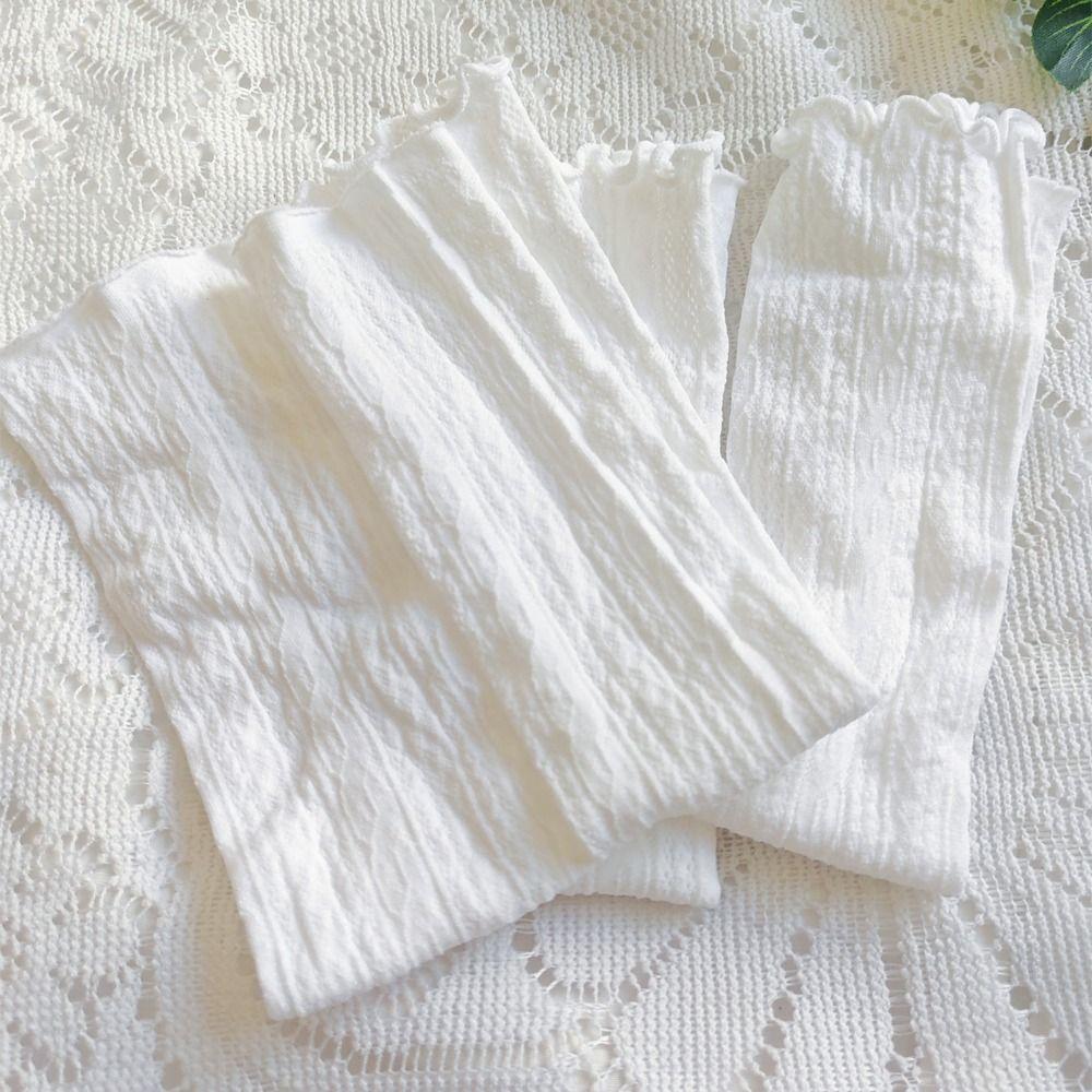 Sleeve Cover Mesh Leg Warmers Kawaii Style Boot Cuffs Thin Socks Casual Lace Leggings Women Wear