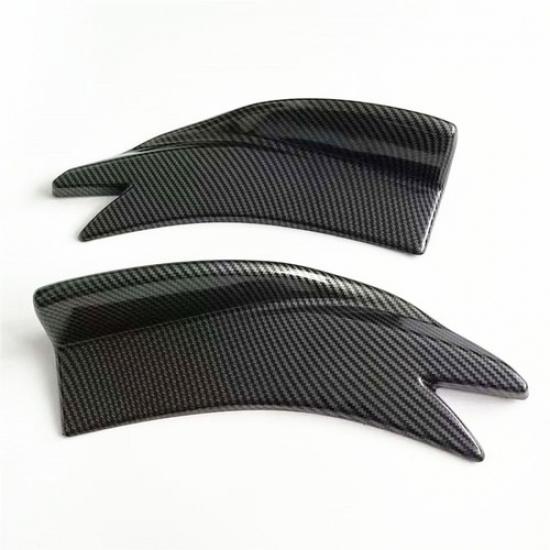 Fin Canard Splitter Diffuser Spoiler Anti-crash Wrap Angle For Car Rear Bumper