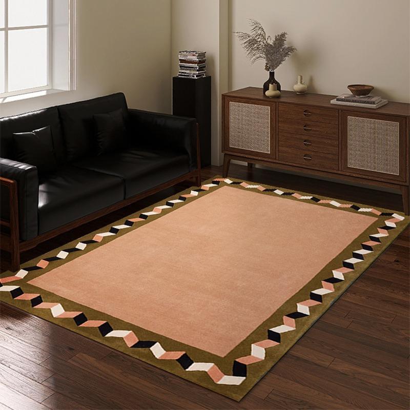 Living Room Carpet Bedroom Bedside Sofa Floor Mat High Density Loop Pile Mat Big Area Carpets Tiger Stripes Style Home Decor Rug