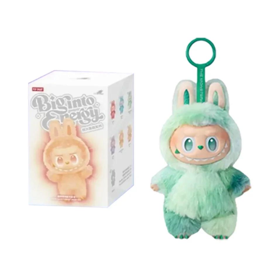 

Ins Korean Labubu V3 The Monsters Big Into Energy Series Виниловая плюшевая подвеска с изображением куклы в коробке, фигурка, брелок, подарок