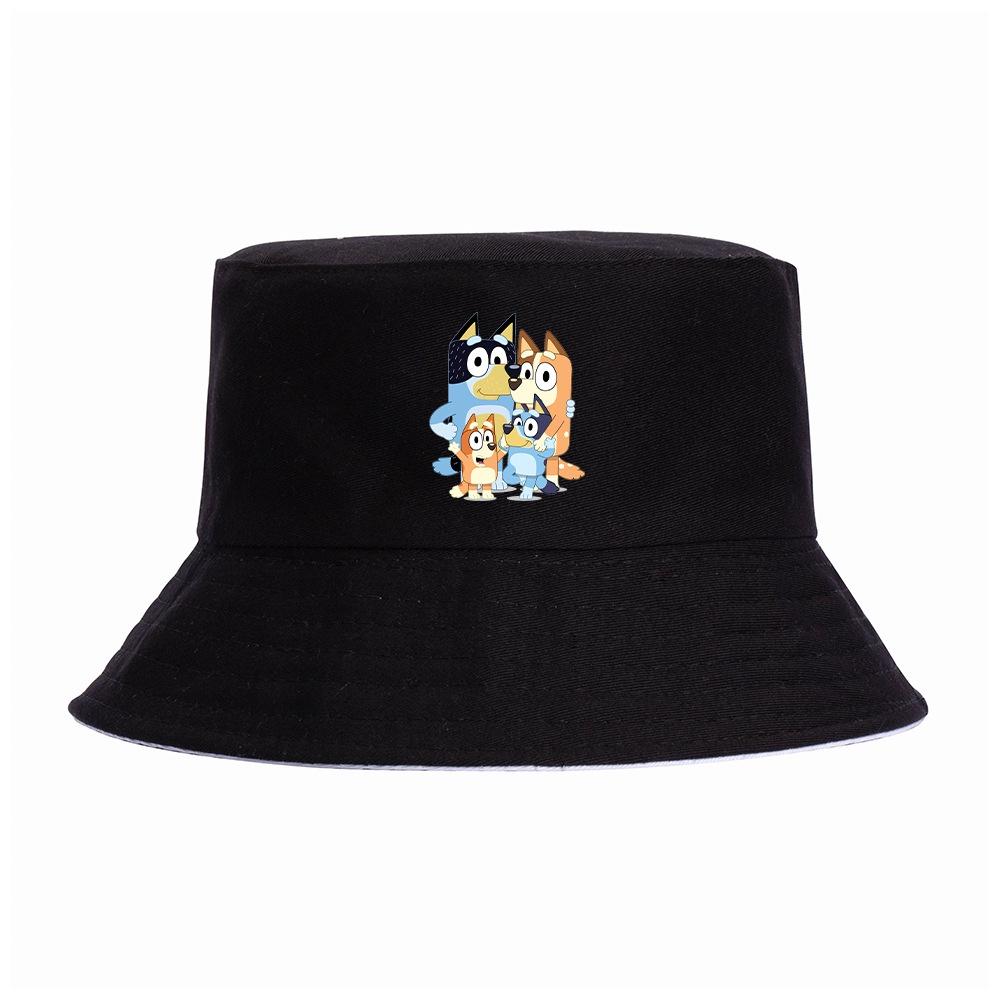Stylish And Simple Bluey Fisherman Hat For Sun Protection