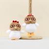 Adorable Porte-clés Poussin en Peluche Jouet Doux Pour Décoration de Sac Petit Poussin Mignon