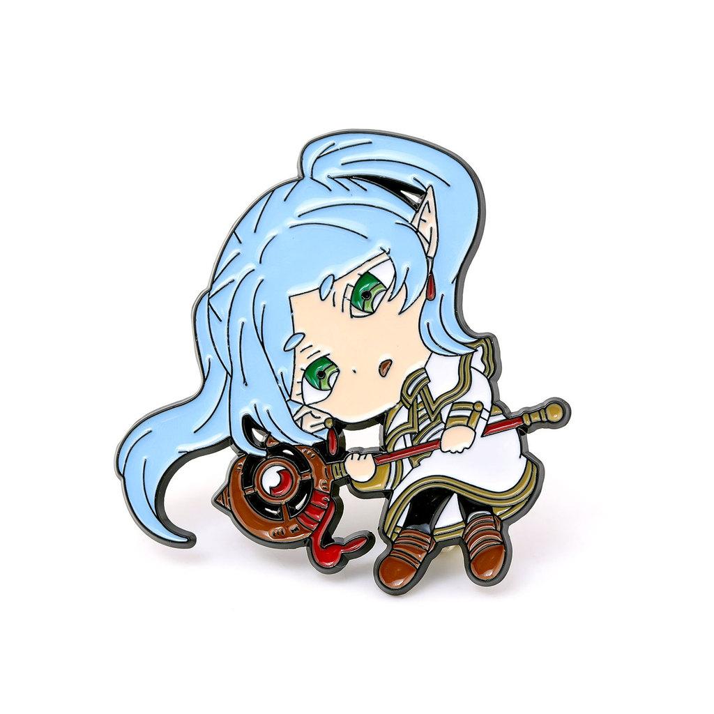 Frieren Za koncem cesty Kreslený kovový odznak pro fanoušky anime