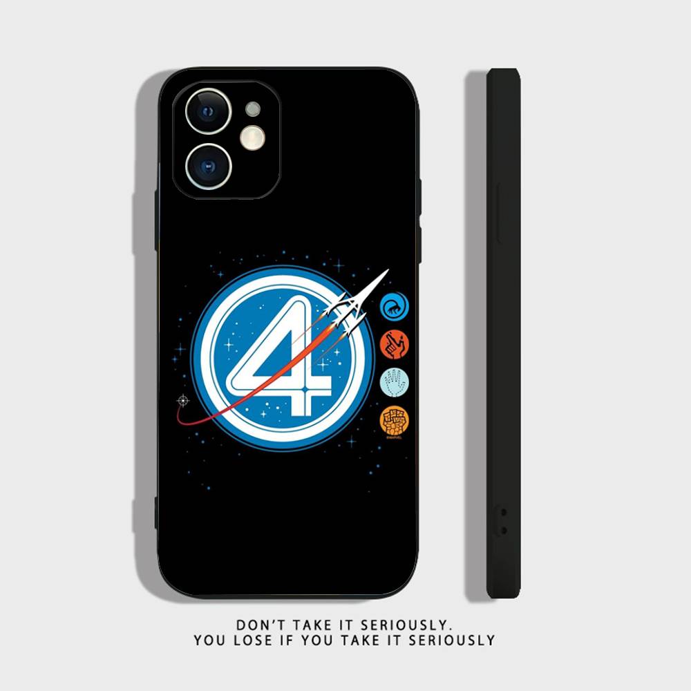 

Чохол для телефону F-FANTASTIC-FOUR-4 Для iPhone 17 16,15,14,13,12,11,Pro,XS,Max,XR,Plus,Mini М який силікон Чорний Ударостійкий iPhone17PRO