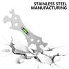 Multifunctional Wrench Spanner Shower Faucet Installation Tool for Bathroom and Kitchen Use with Integrated Level