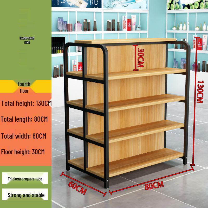 Versatile Multi-Layer Snack Display Rack for Supermarkets and Convenience Stores