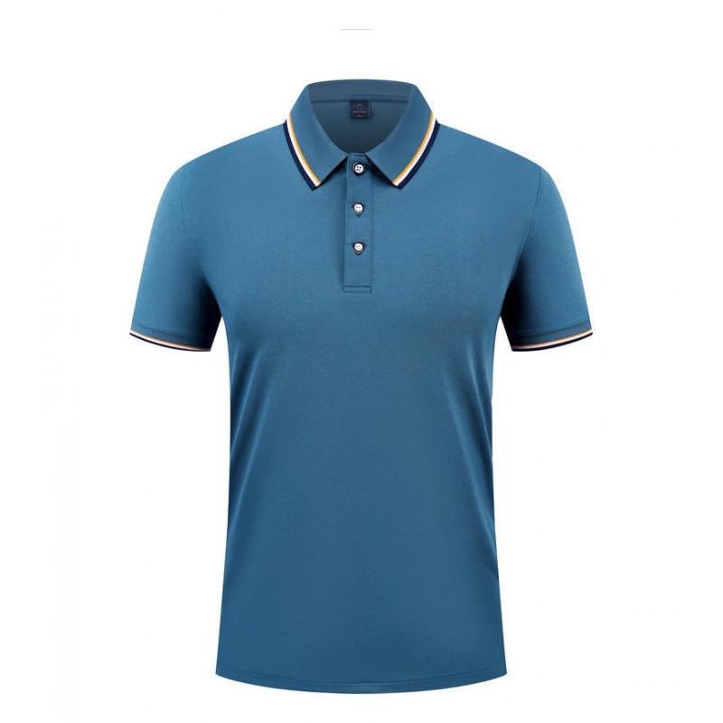 Quick-Dry Ice Silk Collar Polo Shirt Corporate Teams Group Events Custom Printed