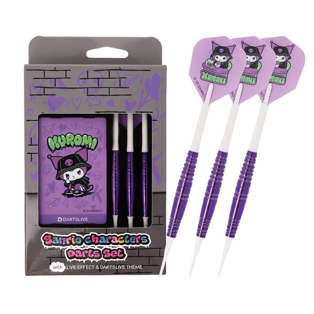 

Sanrio characters dart set DARTSLIVE CARDSolidCool Kuromi