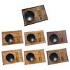 Bamboo Woven Placemat Retangle Shape Thickened Heat-Resistant Oil-Resistant Non-Slip Parties Weddings Banquets