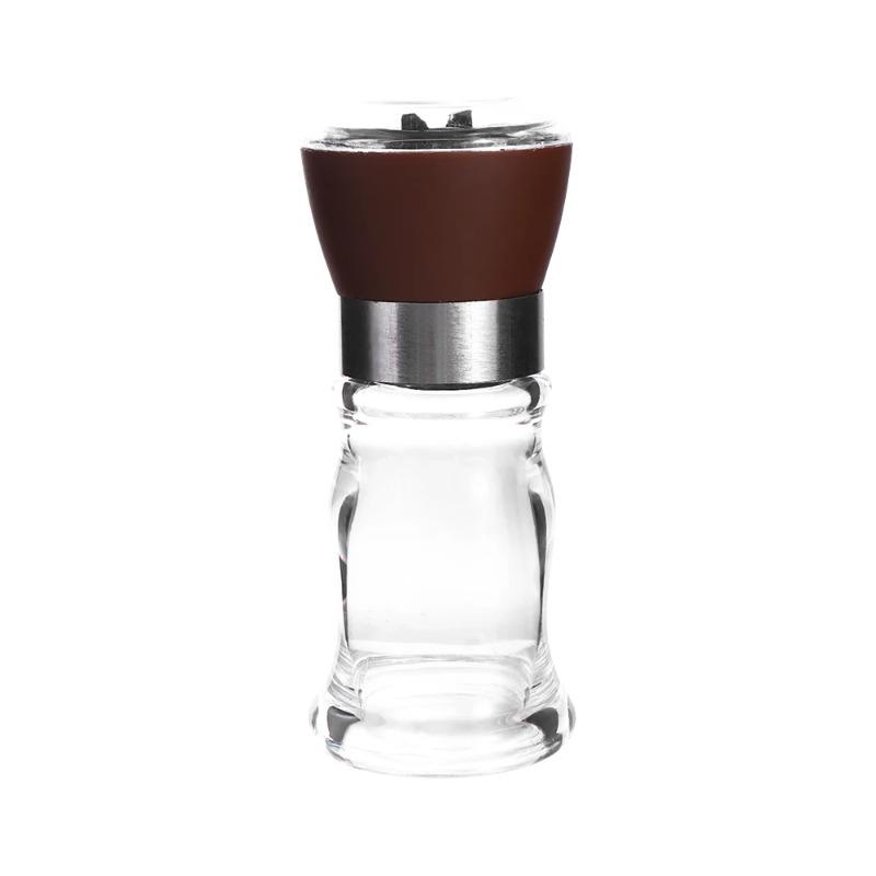 1PC Manual Salt Pepper Mill Grinder Seasoning Bottle Spice Grinding Containers Adjustable Mill Kitchen Gadgets