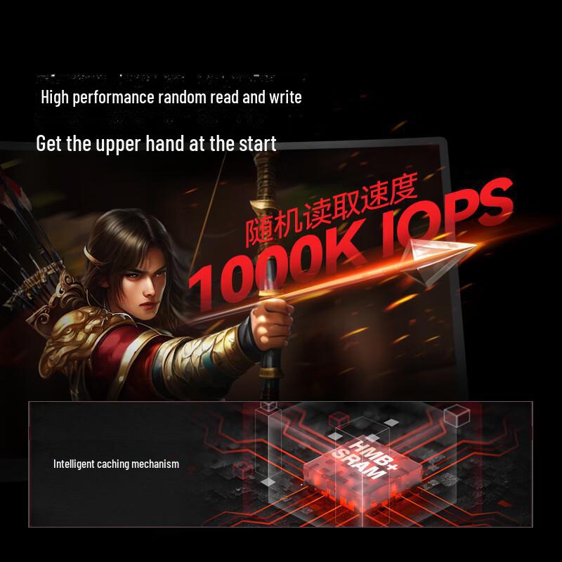 Biwei NV7400 2TB PCIe 4.0 M.2 NVMe SSD for Desktop, Server, PS5, and Notebook