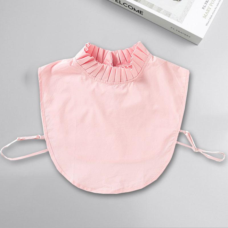 White Lapel Fake Collar Neck Decorative Chiffon Cotton Chocker Women Detachable False Collar Shirt Doll Lace Ladies Half Shirt