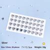 3D Heart Diamond Sticker Crystal Diy Handmade Material Desktop Decoration Phone Case Camera Kawaii Stickers Cup Laptop Decor