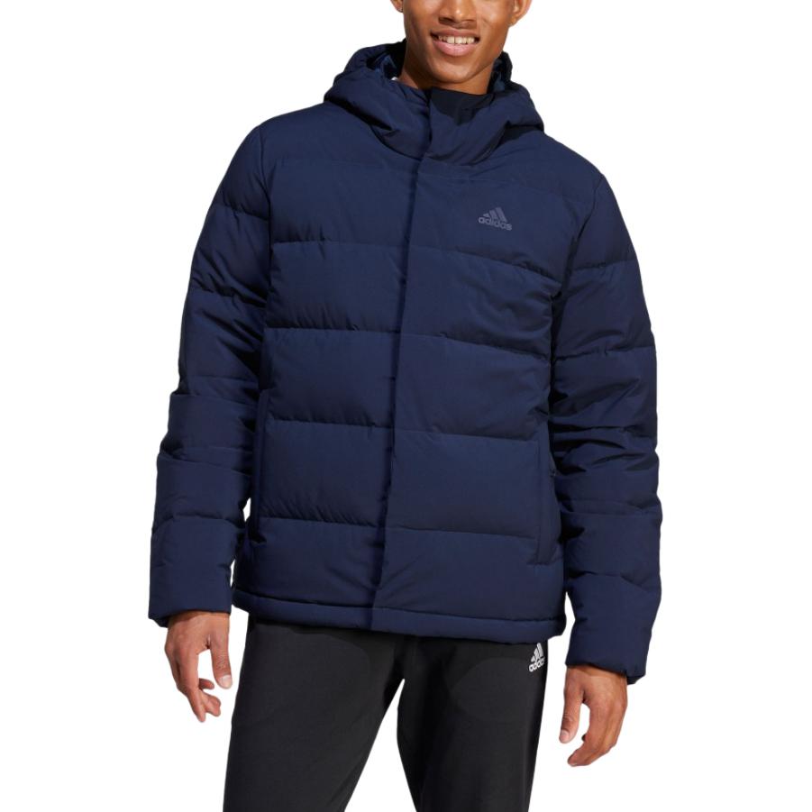New Adidas Free Shipping With AdiClub Helionic Hooded Down Jacket IZ4701