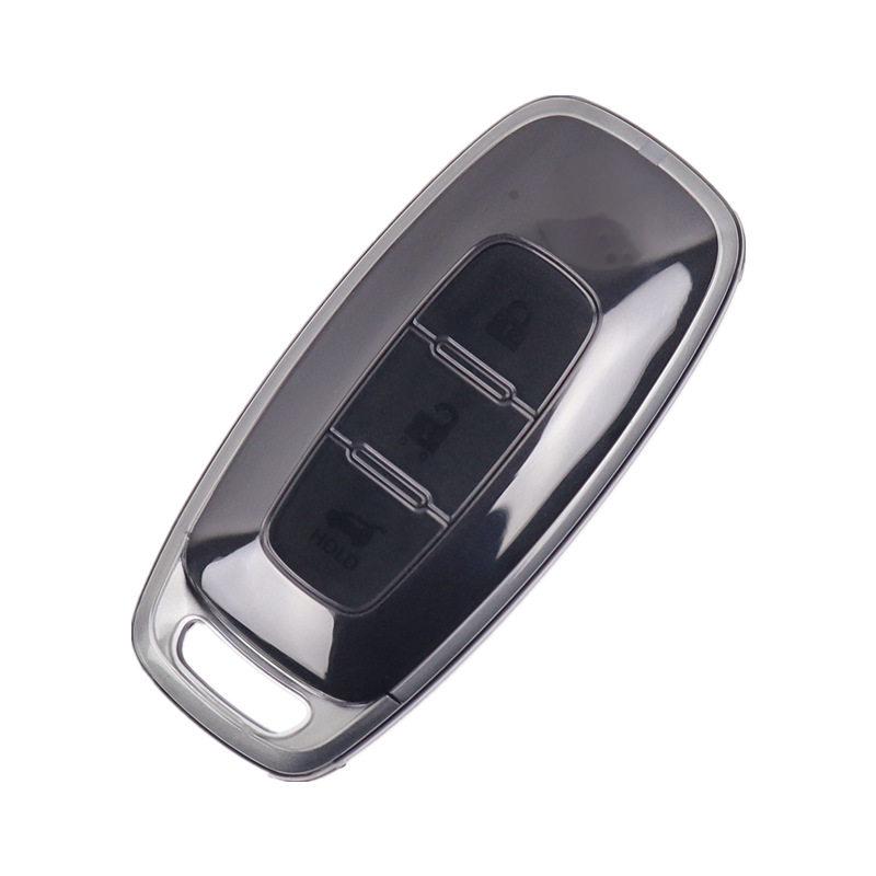 Transparent Black Soft Tpu For Nissan X-Trail Sylphy Altima Qashqai Pathfinder Kicks Ariya -  Car Key Case Protect Cover