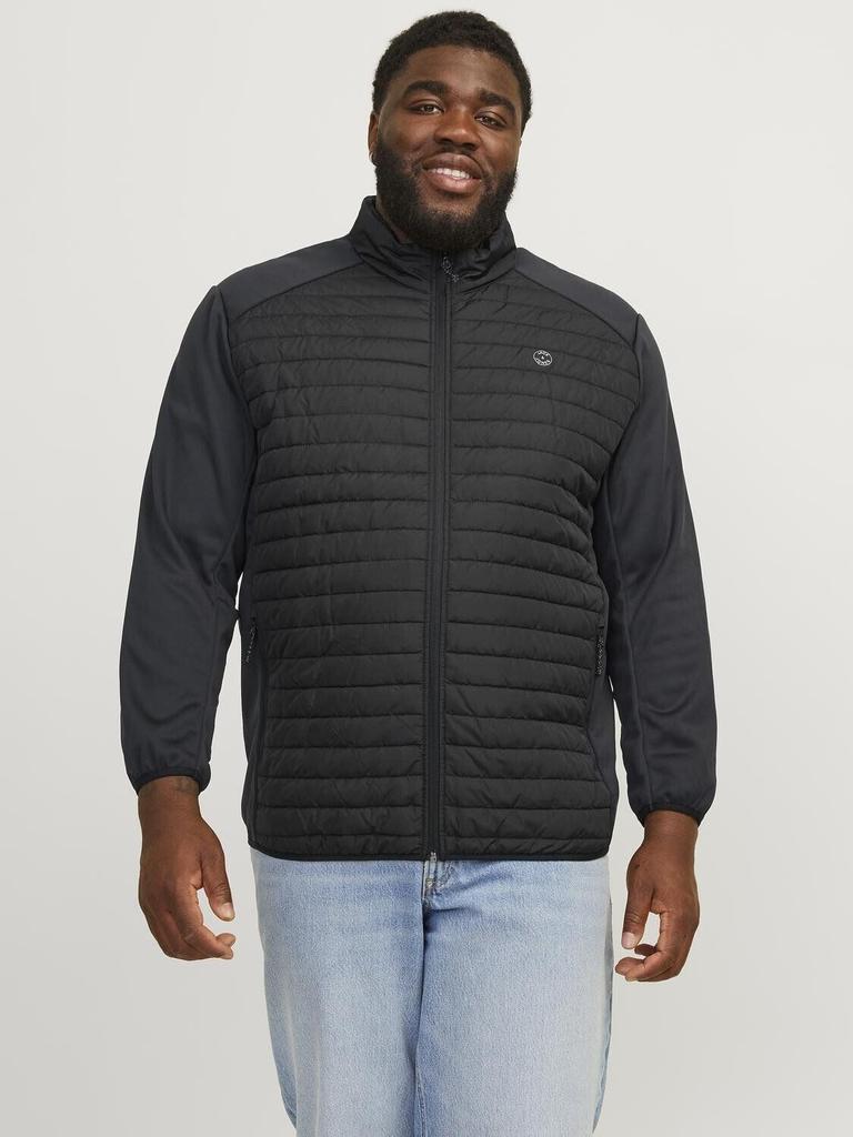 Зимняя куртка Jack & Jones Multi со стеганым воротником Plus Size Jacket (12253852) Jjemulti Noos Pls (12253852) черный