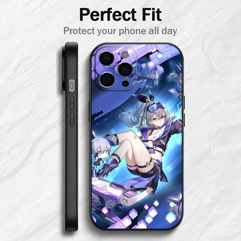 

Hacker Queen Game Star S-Silver W-Wolf Phone Case For iPhone17,16,15,14,13,12 Plus,Max Soft Silicone Black Cover iPhoneXSMAX