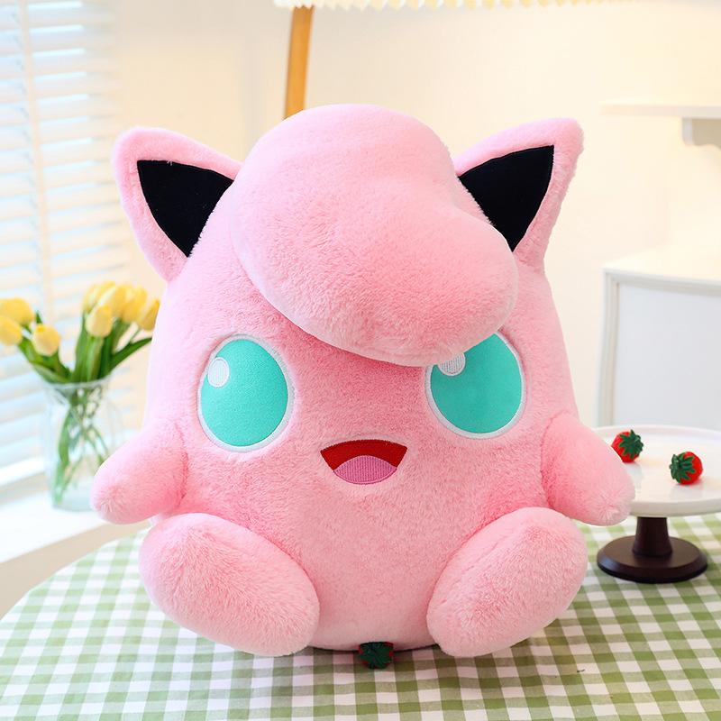 304560Cm Jigglypuff Plushies Kawaii Anime Plush Stuffed Toys Comfortable Soft Doll Throw Pillow Children Holiday Gifts