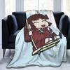 Crayons Shin Chans Anime Blanket Fleece Autumn Suotome Ai Breathable Lightweight Throw Blankets for Home Bedroom Bedspread