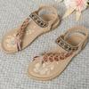 Fashion Women's Sandals Bohemia Style Sandals Summer New Shoes for Woman Flip Flops Beach Summer Shoes Women Low Heels Footwear