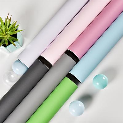 Matte Solid Self Adhesive Wallpaper for Walls In Rolls for Living Room Kitchen Furniture Wall Decorative Vinyl PVC Wall Stickers