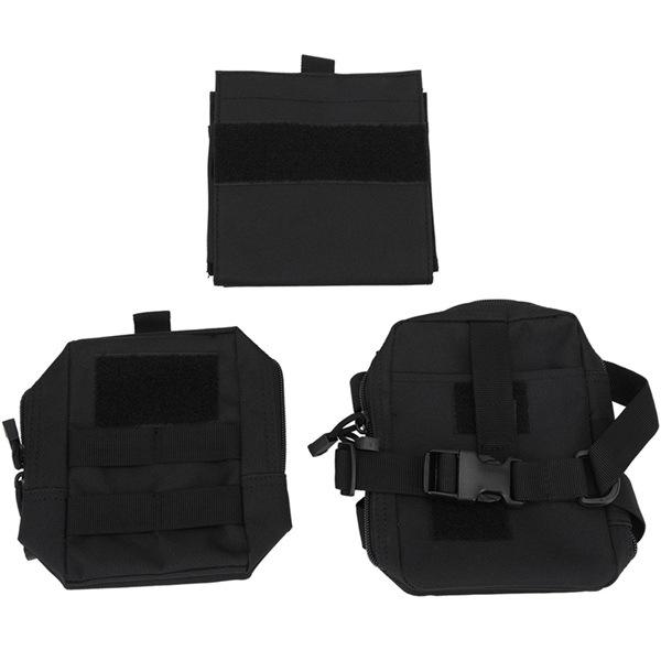 

Black Oxford Cloth Battery Pack Storage Bag for Motorcycles - 1 Set None