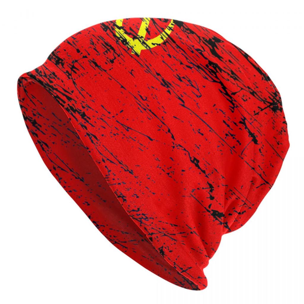 Allied Nations Joseph Stalin Skullies Beanies Caps  Unisex Winter Warm Knitted Hat Adult USSR Communist Russia Bonnet Hats