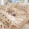 Ultra-Soft Double Layer Gauze Princess Style Bed Set: 4-Piece Lace Set with Bed Sheet, Duvet Cover, and Fitted Sheet