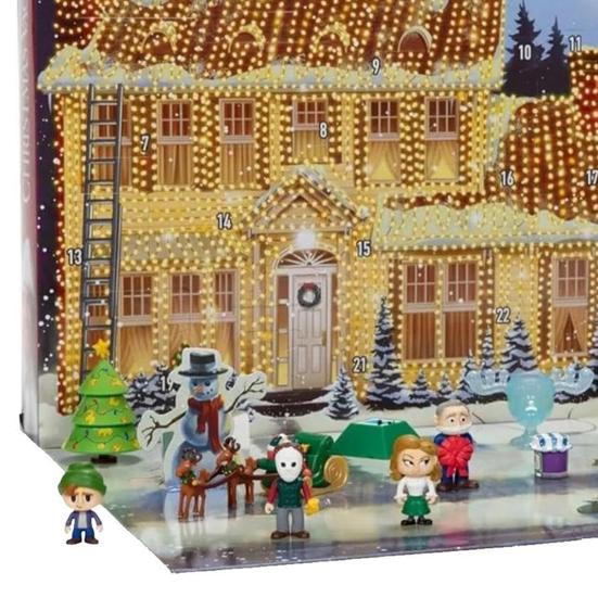 Calendar de Advent de Crăciun Cutie cadou 24 grile Mini 3D Personaj de film Figurină Crăciun 24 de zile Calendar numărătoare inversă Bling Box Cadou de sărbători