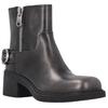 PINKO Leather Commuter Fashion Boots With Bird Decoration Short Boots 6cm Women boots Black SD0157P056Z99