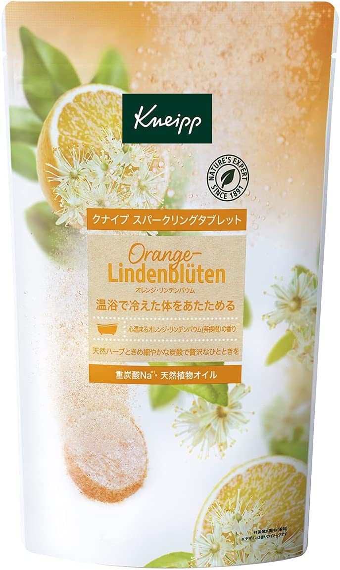 

Таблетки Kneipp Sparkling Orange Lindenbaum Lime Tree Scent 6 таблеток Bath Fee Gift Present