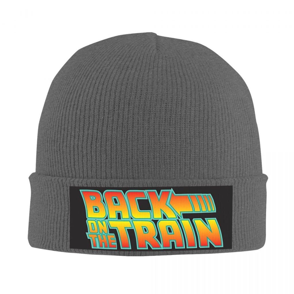 Retro Back To The Future Warm Knitted Cap Hip Hop Bonnet Hat Autumn Winter Outdoor Beanies Hats for Unisex Adult