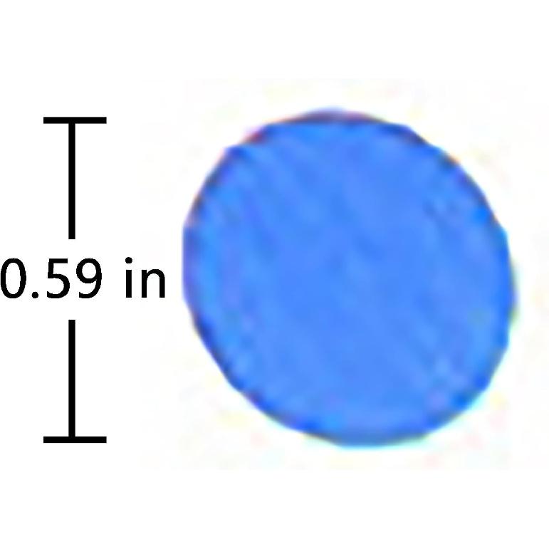 ZOOYOO Blue Foil Confetti, Round Foil Glitter Table Confetti Dots, Sparkling for Wedding Birthday Party Decoration (1.76 OZ, 1.5 cm)