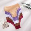 Women‘s Cotton Fabric Panties Sexy Lace Trim High Waist Underwear Solid Color Breathable Bikini Briefs Female Sexy Lingerie New