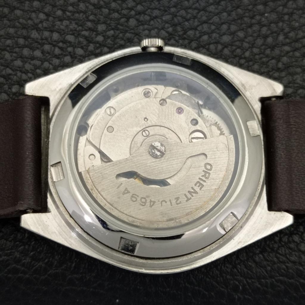 ORIENT AUTOMATIC 46941 VINTAGE JAPAN MENS ORIGINAL DIAL WATCH a701849-5