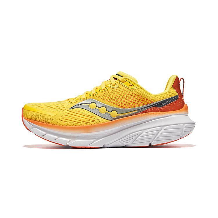 Saucony Guide 17  Pepper Canary  PWRRUN+ Cushion Support Sneakers S20936-116 40.5