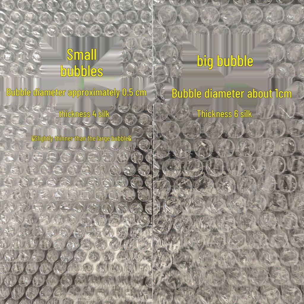 Transparent 15x20cm Foam Bubble Packaging Bag