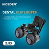 NICEDEN Lightweight Portable Dental Loupe – 2.5X/3.5X Binocular Magnifying Glasses