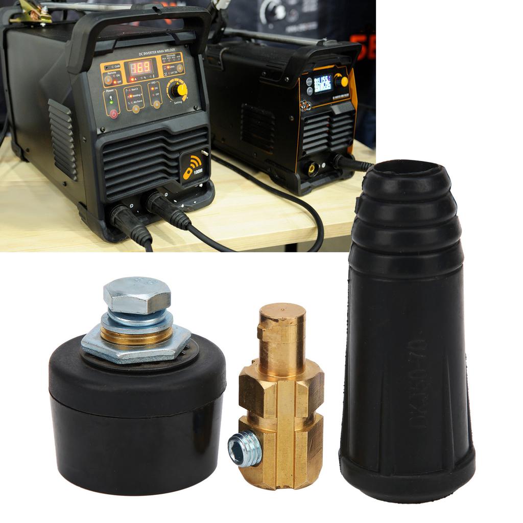 Quick Connector Socket and Plug Electric Welding Cable Connect Fittings Accessories 50-70