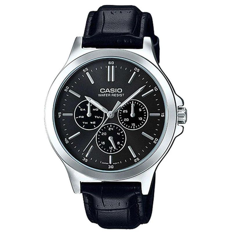 Casio Men`s Stainless Steel Watch, Black