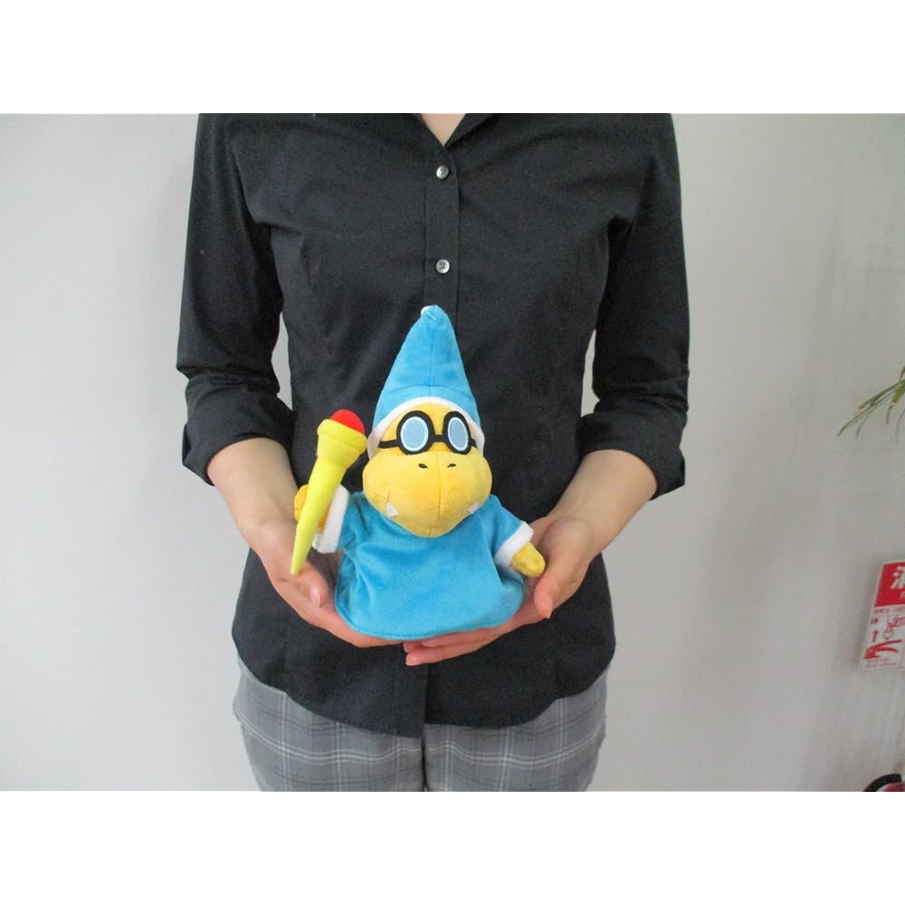 San-ei Trading Super Mario All Star Collection Kamek Plush Toy 20.5cm W15×D12.5cm