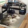 1pc Hedgehog Print Chair Mat - Anime Cartoon Design Office Chair Pad with Hedgehog Pattern for Non-Slip Carpet Suitable for Home Decor, Living Room, B