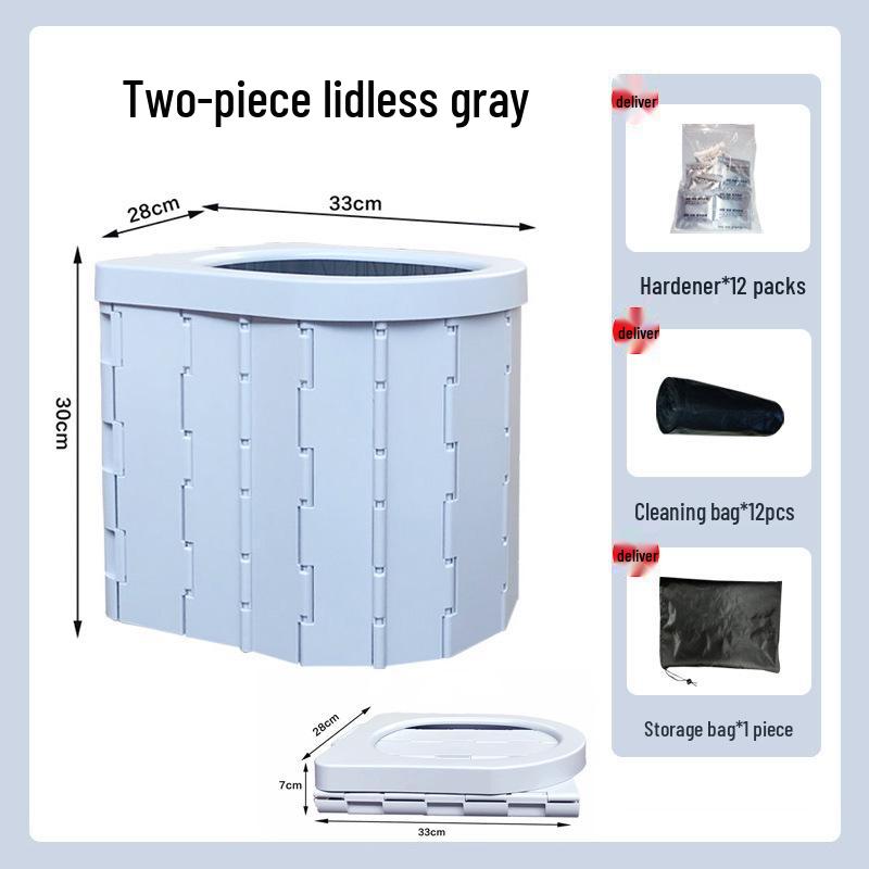 Tenda WC da campeggio pieghevole portatile per esterni e viaggi a lunga distanza