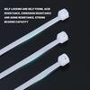 1000/100PCS Nylon Cable Ties Self-locking Cord Ties Straps Adjustable Cables Fastening Plastic Clamp Heat Resistant Wire Zip Tie